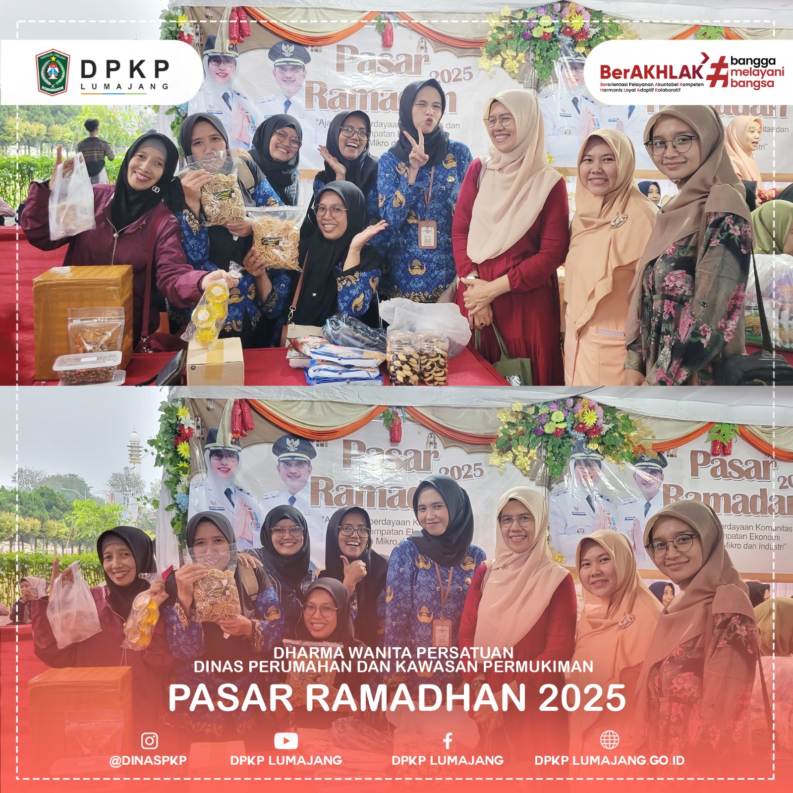 Dharma Wanita DPKP kegiatan Pasar Ramadhan 2025 