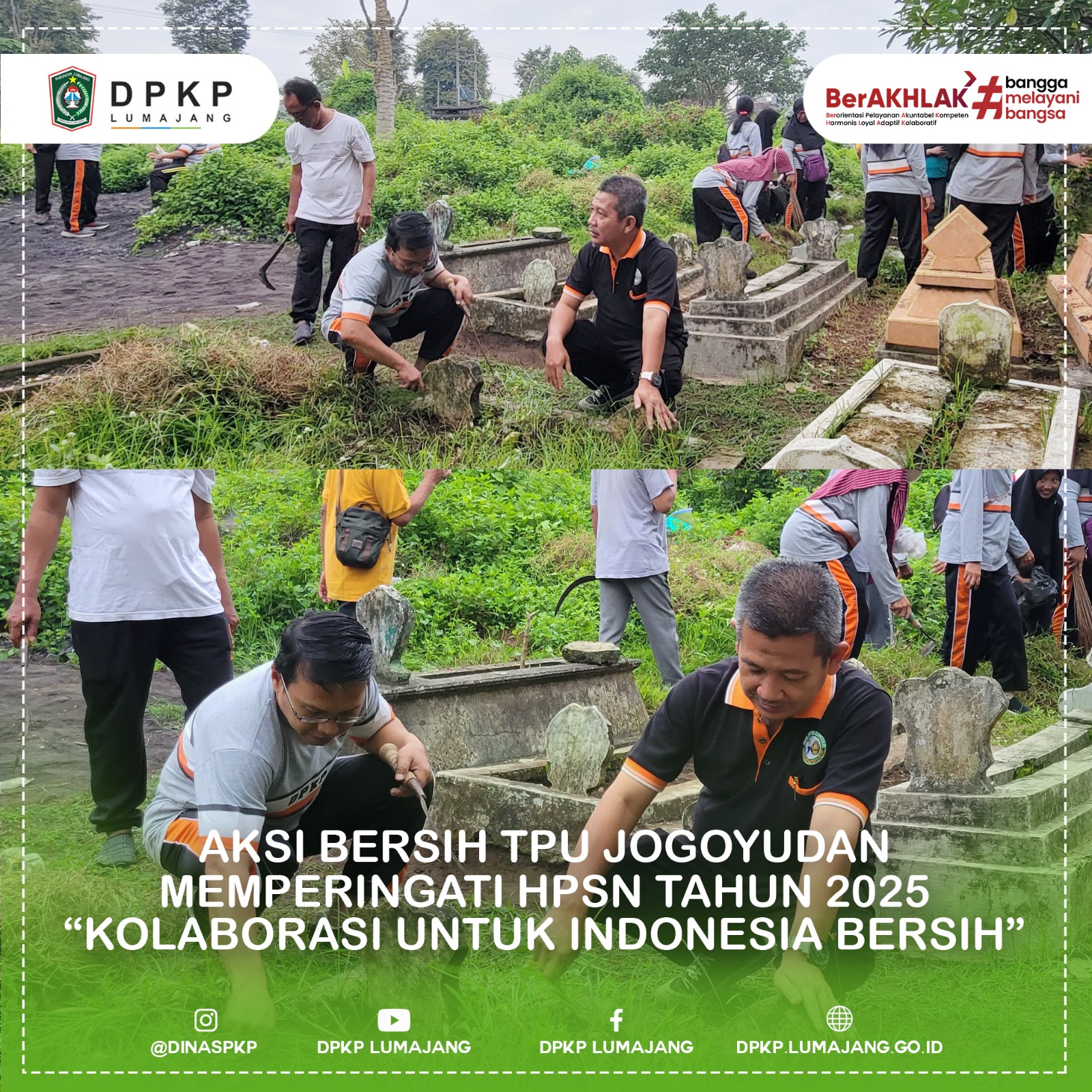 Aksi Bersih TPU Jogoyudan Memperingati HSPN Tahun 2025 