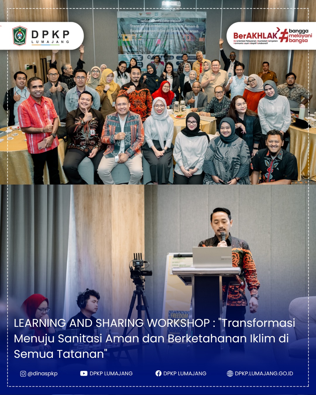 Transformasi Menuju Sanitasi Aman dan Berketahanan Iklim di Semua Tatanan