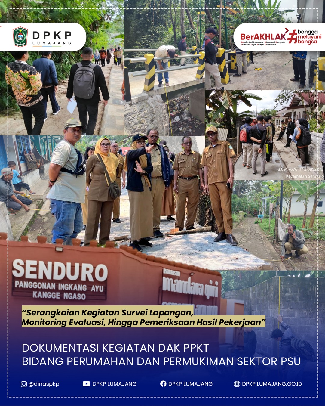 Dinas Perumahan dan Kawasan Permukiman melaksanakan pembangunan jalan lingkungan