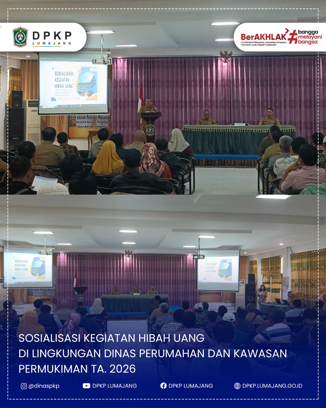 Sosialisasi Kegiatan Hibah Uang Tahun Anggaran 2026 