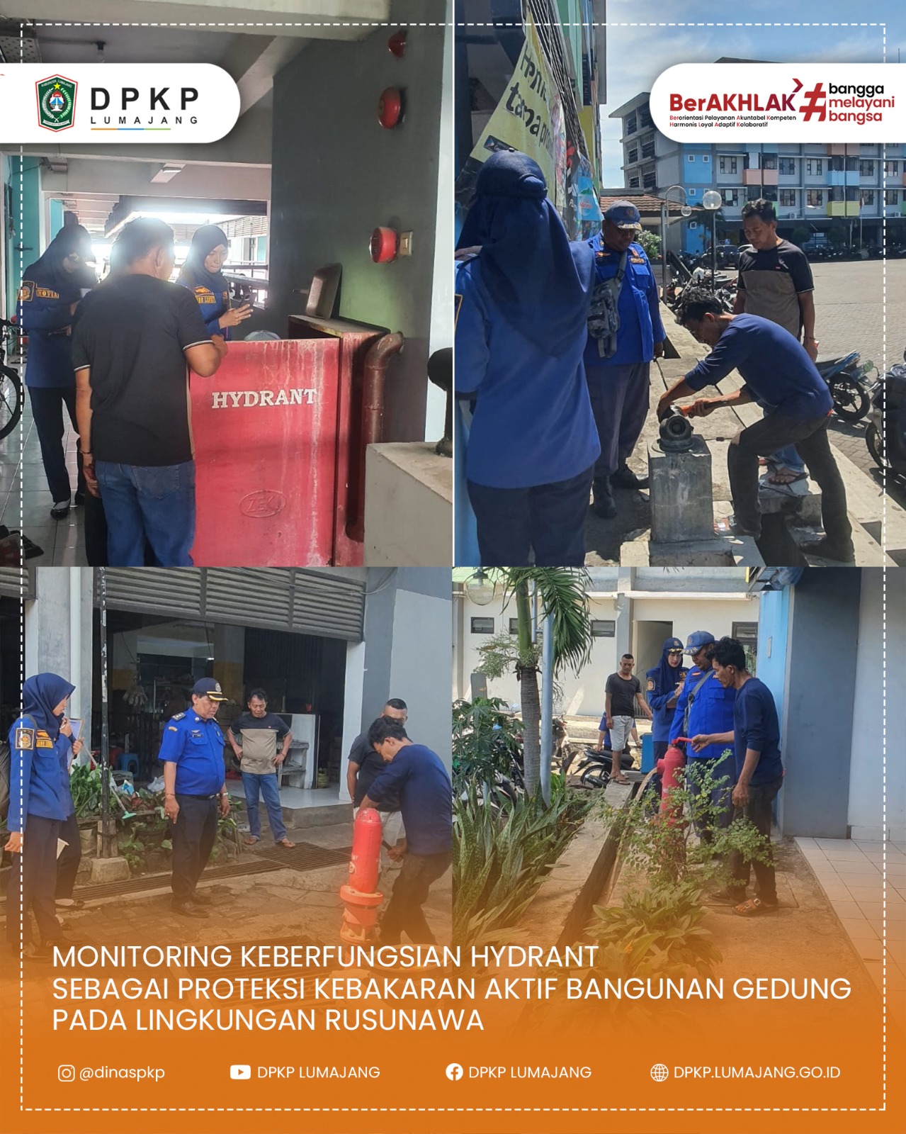 Monitoring Keberfungsian Hydrant Sebagai Proteksi Kebakaran Aktif Bangunan Gedung Pada Lingkungan Rusunawa